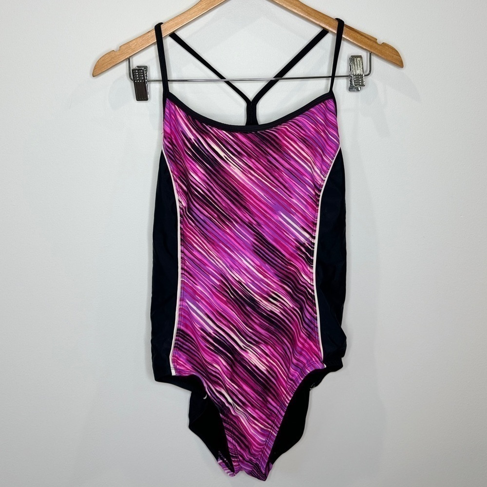 Catalina One Piece Padded Purple Swimsuit (Medium 8-10)